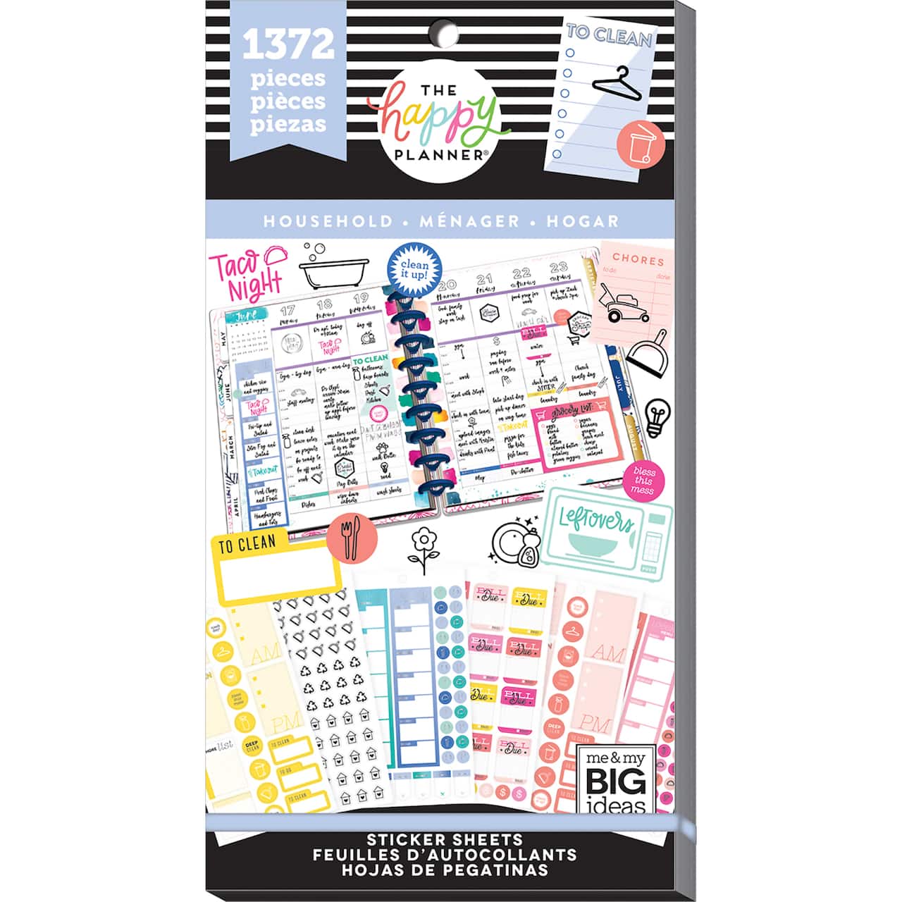 The Happy Planner® Household Value Pack Stickers